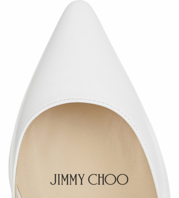 ジミーチュウスーパーコピー 【JIMMY CHOO】 ROMY 100 WH レザー ヒールコート